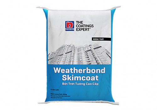 Bột trét tường ngoại thất Nippon Skimcoat Weathergard - 40kg